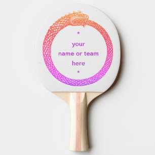 Raquette De Ping Pong Unique personnalisable à deux côtés Paddle URO-