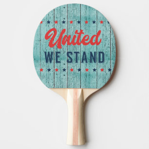 Raquette De Ping Pong United We stand Patriotic