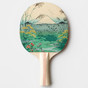 Raquette De Ping Pong Utagawa Hiroshige - Plaine d'Otsuki dans la provin