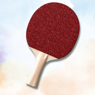 Raquette De Ping Pong Valentine Classique Tendance Rouge Pailleté