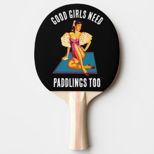 RAQUETTE DE PING PONG VALENTINES DAY WIFE BONNES FILLES ONT BESOIN DE LI