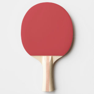 Raquette De Ping Pong Vermillon Anglais Uni