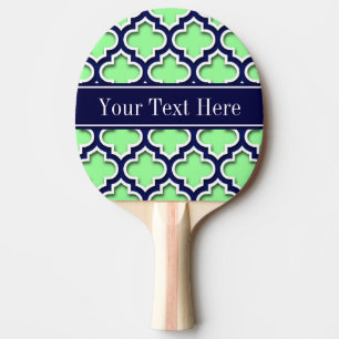 Raquette De Ping Pong Vert en bon état, monogramme marocain de nom de