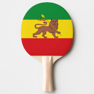 Raquette De Ping Pong Vieux drapeau éthiopien