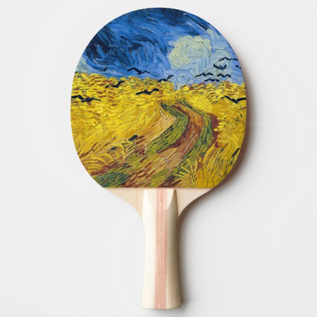 Raquette De Ping Pong Vincent van Gogh - Wheatfield with Crows (Devant)