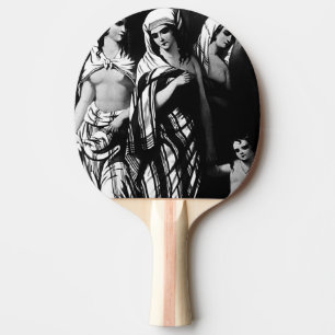 Raquette De Ping Pong Vintage Turquie Istanbul Musée Topkapi 1970