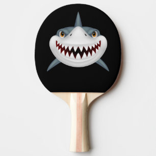 Raquette De Ping Pong visage Animé de requin
