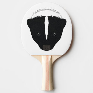 Raquette De Ping Pong Visage de mouffette