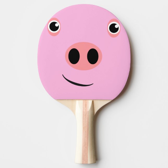 Raquette De Ping Pong Visage de porc (Devant)