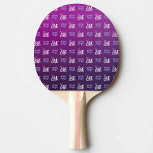 Raquette De Ping Pong Votre logo 2 images ou logos d'entreprise téléch