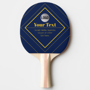 Raquette De Ping Pong Votre logo et modèle de conception personnalisable