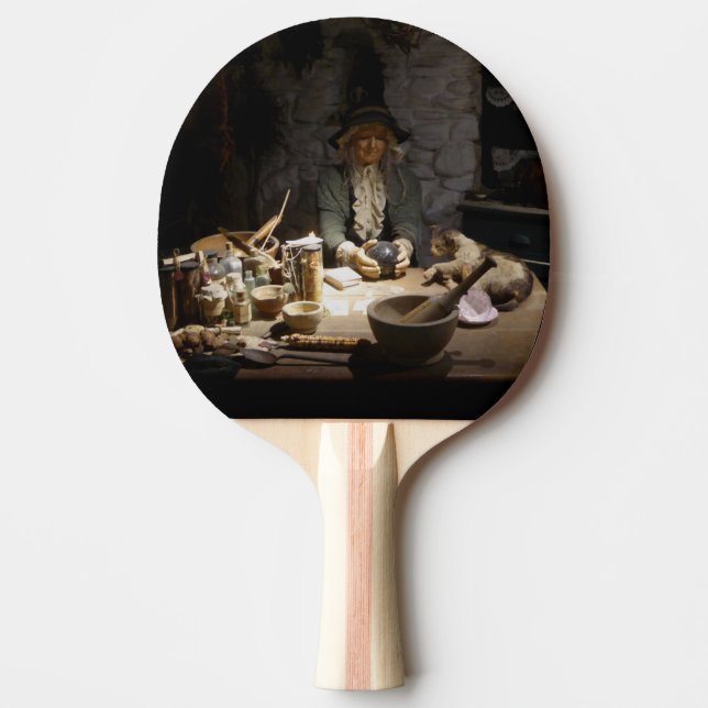 Raquette De Ping Pong White Witch's Kitchen Museum, Witchcraft & MAGICK (Devant)