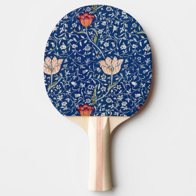 Raquette De Ping Pong William Morris Medway Floral bleu (Devant)