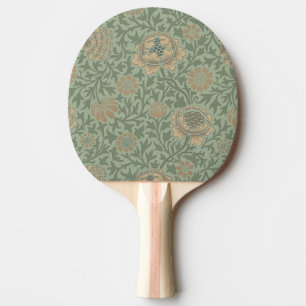 Raquette De Ping Pong William Morris motif floral Grafton vert sauge