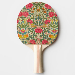 Raquette De Ping Pong William Morris Rose Floral Chintz rose