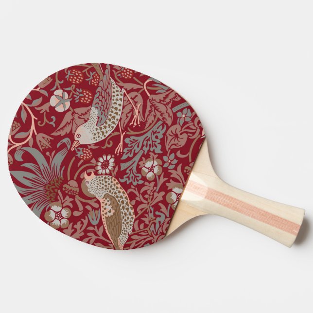Raquette De Ping Pong William Morris Strawberry Thief Ping Pong Paddle (Côté)