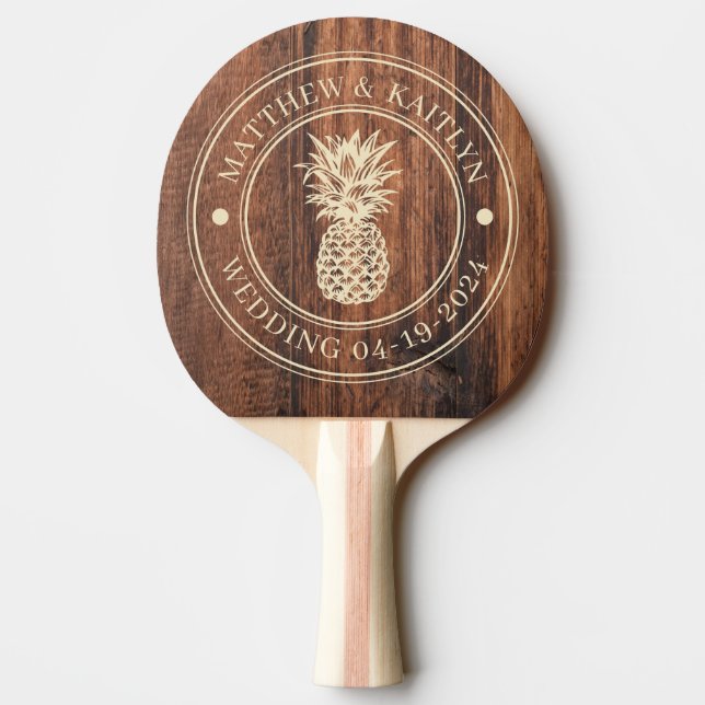 Raquette De Ping Pong Worn Cutting Board Pineapple Wedding Names (Dos)