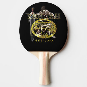 Raquette De Ping Pong Yahuah-Nom au-dessus de tous les noms 03 Royal
