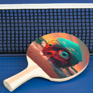 Raquette De Ping Pong Yeux Ensanglantés