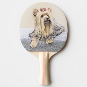 Raquette De Ping Pong Yorkshire Terrier Peinture - Cute Original Chien A