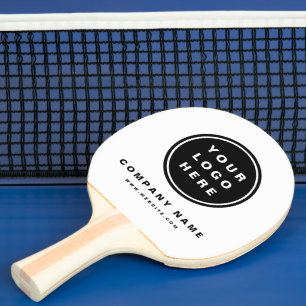 Raquette De Ping Pong Your Business Logo Promoteur Business Company