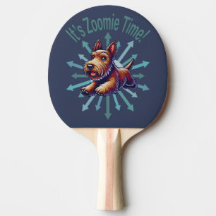 Raquette De Ping Pong Zoomie Time Brown Scotty