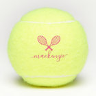 Raquettes de tennis et nom de la balle rose person