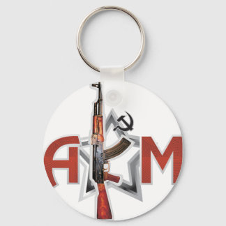 RARE AK-47 AKM ARMY KALASHNIKOV GUN MILITARY KEYCHAIN