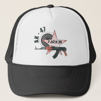 RARE AK-47 RUSSIAN ARMY KALASHNIKOV GUN MILITARY TRUCKER HAT