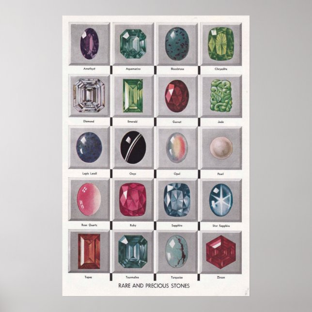 Rare and Precious Stones Poster (Front)