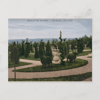 Rare Antique Friar Park Postcard. The Gardens! Postcard