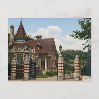 Rare Antique Friar Park Postcard. The Lodge Gate! Postcard