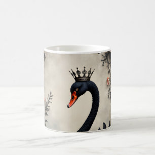 Rare as a black swan, timeless as true love. coffee mug