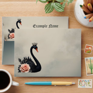Rare as a black swan, timeless as true love.  envelope