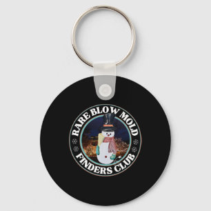Rare Blow Mould Finders Club Logo Style Christmas Keychain