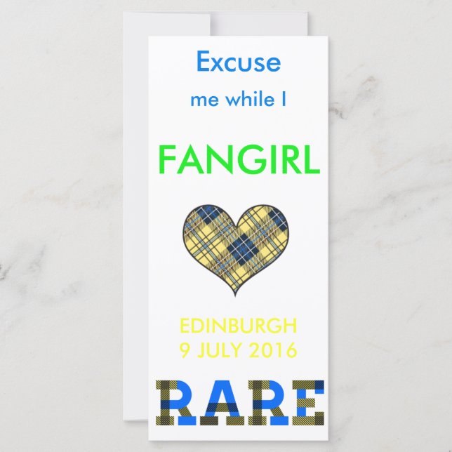 rare BOOKMARK WHITE (Front)