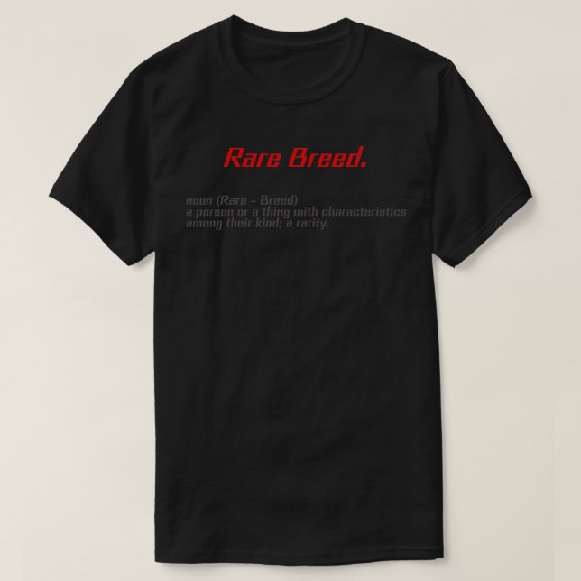 Rare Breed Brand T-Shirt (Design Front)