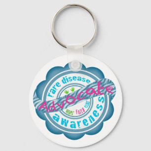 Rare Disease Advocate Keychain