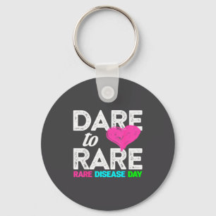 Rare Disease Awareness Shirt - Dare To Rare Diseas Keychain