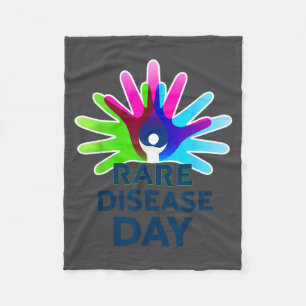 Rare Disease Awareness Shirt - Rare Disease Day 20 Fleece Blanket