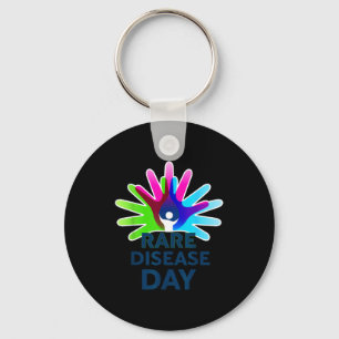 Rare Disease Awareness Shirt - Rare Disease Day 20 Keychain