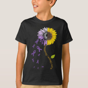 Rare Disease Awareness Sunflower T-Shirt