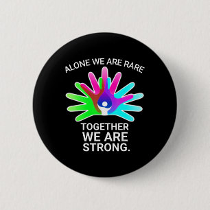 Rare Disease Day 2022 - Rare Disease Awareness T-S 2 Inch Round Button