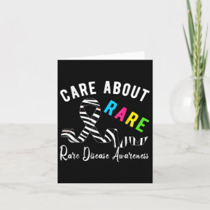 Rare Disease Day Care About Rare Disease Awareness Card