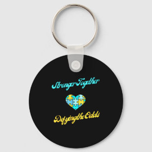 Rare Disease Day Stronger Together Defying The Odd Keychain