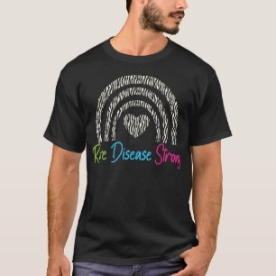Rare Diseases Day 28 February Rare Rainbow Heart Z T-Shirt