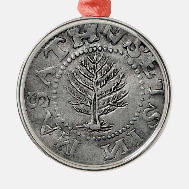 Rare Early American Coin Metal Ornament (Front)