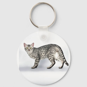Rare Egyptian Mau Cat Keychain