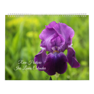 Rare Historic Iris Lovers Calendar