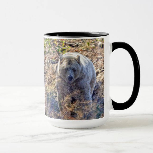 Rare Kermode Bear (Spirit Bear) Wildlife Photo Mug (Right)
